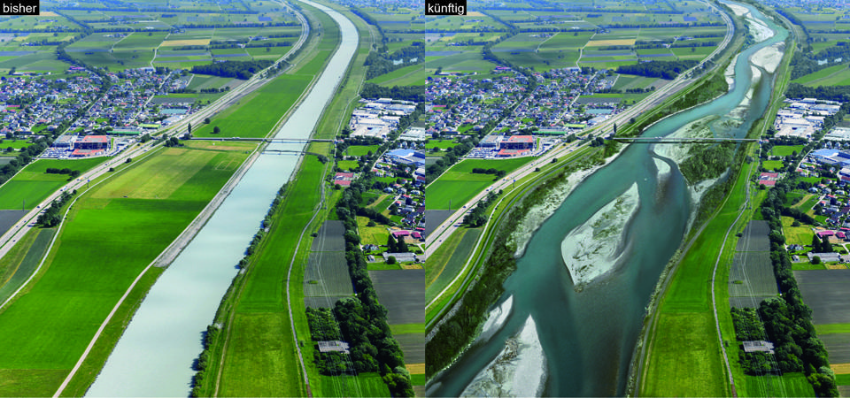 Hochwasserschutz am Alpenrhein :: Basler & Hofmann